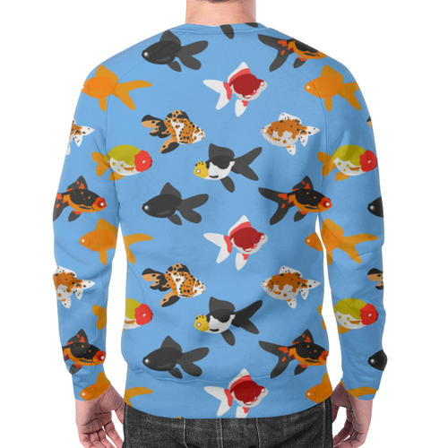 Заказать свитшот в Москве. Свитшот мужской с полной запечаткой FISH   от CoolDesign - готовые дизайны и нанесение принтов.