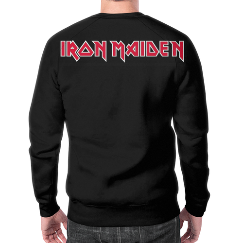 Заказать свитшот в Москве. Свитшот мужской с полной запечаткой Iron Maiden Band от Leichenwagen - готовые дизайны и нанесение принтов.