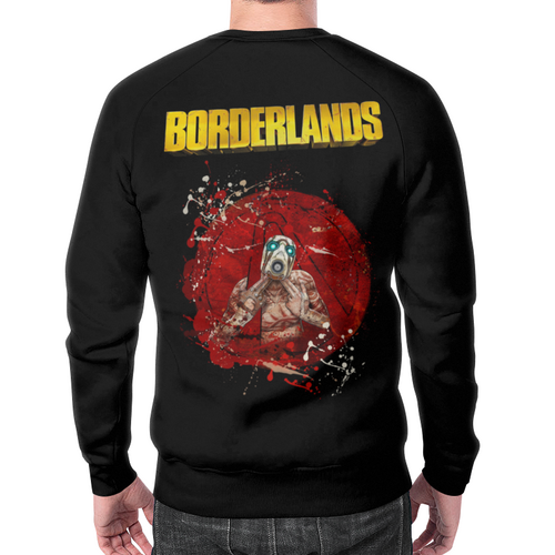 Заказать свитшот в Москве. Свитшот мужской с полной запечаткой Borderlands от Leichenwagen - готовые дизайны и нанесение принтов.