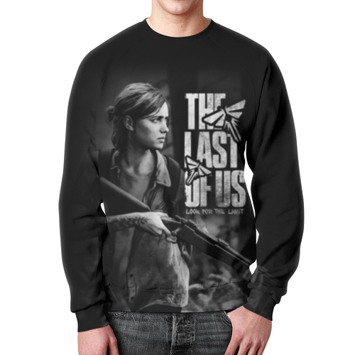 Заказать свитшот в Москве. Свитшот мужской с полной запечаткой THE LAST OF US от geekbox - готовые дизайны и нанесение принтов.