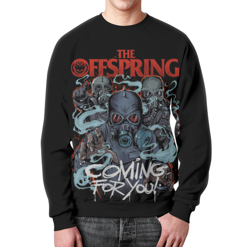 Заказать свитшот в Москве. Свитшот мужской с полной запечаткой The Offspring от geekbox - готовые дизайны и нанесение принтов.