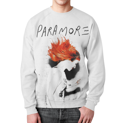Заказать свитшот в Москве. Свитшот мужской с полной запечаткой Paramore от geekbox - готовые дизайны и нанесение принтов.