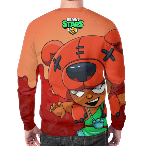 Заказать свитшот в Москве. Свитшот мужской с полной запечаткой BRAWL STARS NITA от geekbox - готовые дизайны и нанесение принтов.