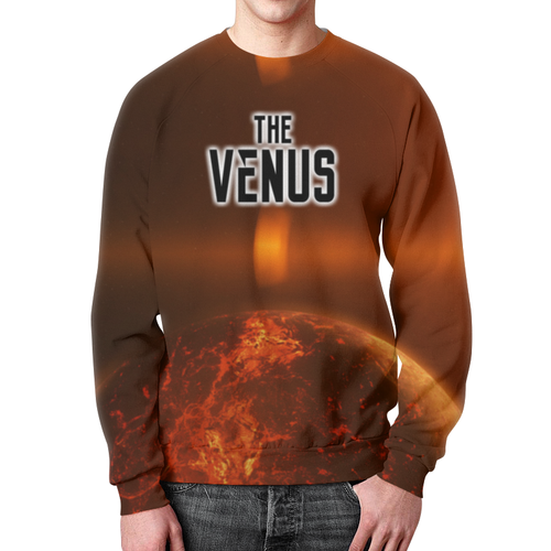 Заказать свитшот в Москве. Свитшот мужской с полной запечаткой The Venus (The Planet) от ISliM - готовые дизайны и нанесение принтов.