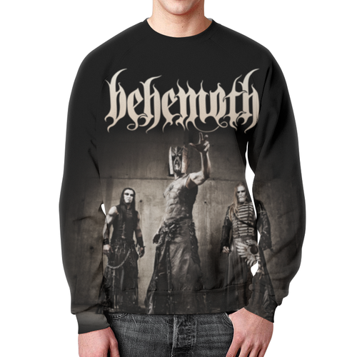 Заказать свитшот в Москве. Свитшот мужской с полной запечаткой Behemoth от geekbox - готовые дизайны и нанесение принтов.
