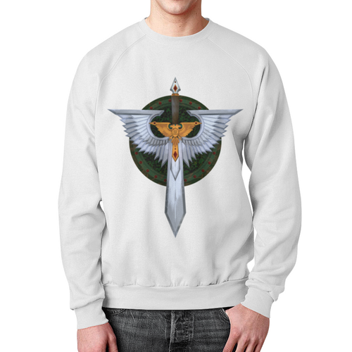 Заказать свитшот в Москве. Свитшот мужской с полной запечаткой Dark Angels от GeekFox  - готовые дизайны и нанесение принтов.
