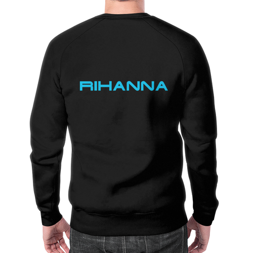 Заказать свитшот в Москве. Свитшот мужской с полной запечаткой Rihanna от Vladec11 - готовые дизайны и нанесение принтов.