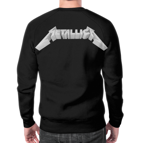 Заказать свитшот в Москве. Свитшот мужской с полной запечаткой Metallica от Leichenwagen - готовые дизайны и нанесение принтов.