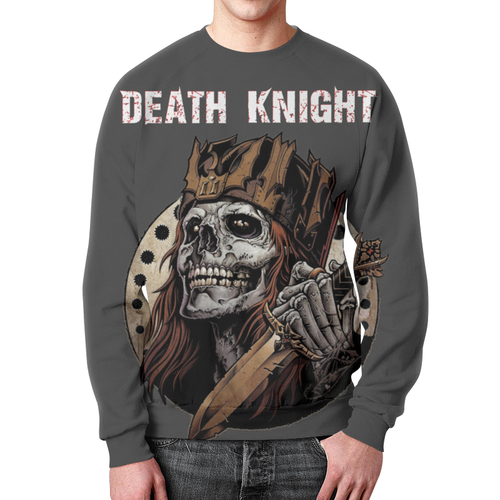 Заказать свитшот в Москве. Свитшот мужской с полной запечаткой Death Knight от Leichenwagen - готовые дизайны и нанесение принтов.