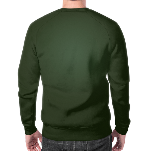 Заказать свитшот в Москве. Свитшот мужской с полной запечаткой Зеленый монстр  от T-shirt print  - готовые дизайны и нанесение принтов.