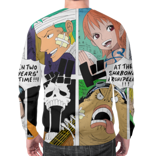 Заказать свитшот в Москве. Свитшот мужской с полной запечаткой One Piece от Y L - готовые дизайны и нанесение принтов.