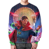 Заказать свитшот в Москве. Свитшот мужской с полной запечаткой  Doctor Strange   от T-shirt print  - готовые дизайны и нанесение принтов.