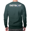 Заказать свитшот в Москве. Свитшот мужской с полной запечаткой Detroit: Become Human от ПРИНТЫ ПЕЧАТЬ  - готовые дизайны и нанесение принтов.