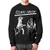 Заказать свитшот в Москве. Свитшот мужской с полной запечаткой Sonic Youth от geekbox - готовые дизайны и нанесение принтов.