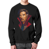 Заказать свитшот в Москве. Свитшот мужской с полной запечаткой  Doctor Strange      от T-shirt print  - готовые дизайны и нанесение принтов.