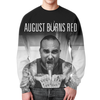 Заказать свитшот в Москве. Свитшот мужской с полной запечаткой August Burns Red от geekbox - готовые дизайны и нанесение принтов.