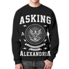 Заказать свитшот в Москве. Свитшот мужской с полной запечаткой Asking Alexandria от geekbox - готовые дизайны и нанесение принтов.