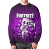 Заказать свитшот в Москве. Свитшот мужской с полной запечаткой MARSHMELLO FORTNITE от geekbox - готовые дизайны и нанесение принтов.