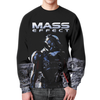 Заказать свитшот в Москве. Свитшот мужской с полной запечаткой Mass Effect от geekbox - готовые дизайны и нанесение принтов.