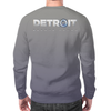 Заказать свитшот в Москве. Свитшот мужской с полной запечаткой Detroit: Become Human от ПРИНТЫ ПЕЧАТЬ  - готовые дизайны и нанесение принтов.