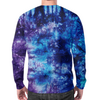 Заказать свитшот в Москве. Свитшот мужской с полной запечаткой Tie-dye синий космос от chebotaevbaks@gmail.com - готовые дизайны и нанесение принтов.
