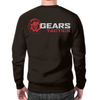 Заказать свитшот в Москве. Свитшот мужской с полной запечаткой GEARS OF WAR от robus - готовые дизайны и нанесение принтов.