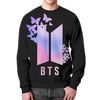 Заказать свитшот в Москве. Свитшот мужской с полной запечаткой BTS (k-pop)  от geekbox - готовые дизайны и нанесение принтов.
