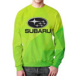 Заказать свитшот в Москве. Свитшот мужской с полной запечаткой Subaru от THE_NISE  - готовые дизайны и нанесение принтов.