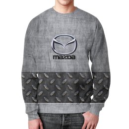 Заказать свитшот в Москве. Свитшот мужской с полной запечаткой Mazda от THE_NISE  - готовые дизайны и нанесение принтов.