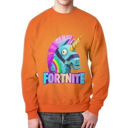 Заказать свитшот в Москве. Свитшот мужской с полной запечаткой Fortnite    от T-shirt print  - готовые дизайны и нанесение принтов.