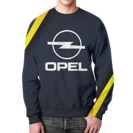 Заказать свитшот в Москве. Свитшот мужской с полной запечаткой Авто Opel от THE_NISE  - готовые дизайны и нанесение принтов.