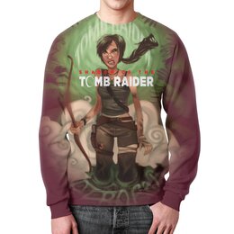 Заказать свитшот в Москве. Свитшот мужской с полной запечаткой Tomb Raider от THE_NISE  - готовые дизайны и нанесение принтов.