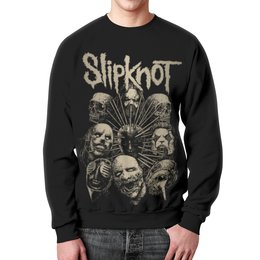 Заказать свитшот в Москве. Свитшот мужской с полной запечаткой Slipknot от geekbox - готовые дизайны и нанесение принтов.