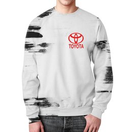 Заказать свитшот в Москве. Свитшот мужской с полной запечаткой Toyota от THE_NISE  - готовые дизайны и нанесение принтов.