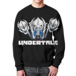 Заказать свитшот в Москве. Свитшот мужской с полной запечаткой Undertale от T-shirt print  - готовые дизайны и нанесение принтов.