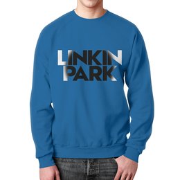 Заказать свитшот в Москве. Свитшот мужской с полной запечаткой Linkin park от THE_NISE  - готовые дизайны и нанесение принтов.