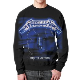 Заказать свитшот в Москве. Свитшот мужской с полной запечаткой Metallica от Leichenwagen - готовые дизайны и нанесение принтов.