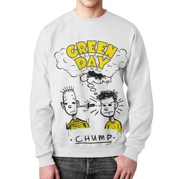 Заказать свитшот в Москве. Свитшот мужской с полной запечаткой Green Day от geekbox - готовые дизайны и нанесение принтов.