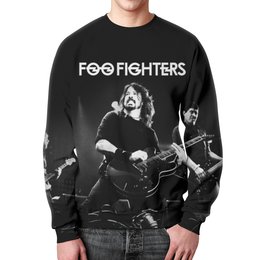 Заказать свитшот в Москве. Свитшот мужской с полной запечаткой Foo Fighters от geekbox - готовые дизайны и нанесение принтов.