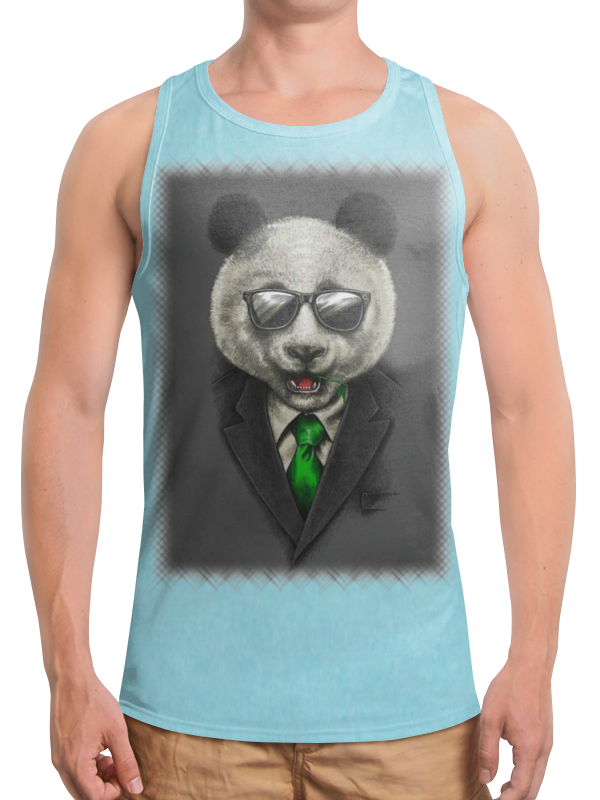 Printio Борцовка с полной запечаткой Модный панда медведь