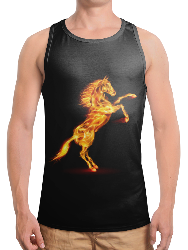 Printio Борцовка с полной запечаткой Огненная лошадь printio футболка с полной запечаткой мужская огненная лошадь