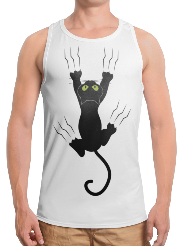 Printio Борцовка с полной запечаткой Прикольный кот printio футболка с полной запечаткой женская прикольный кот
