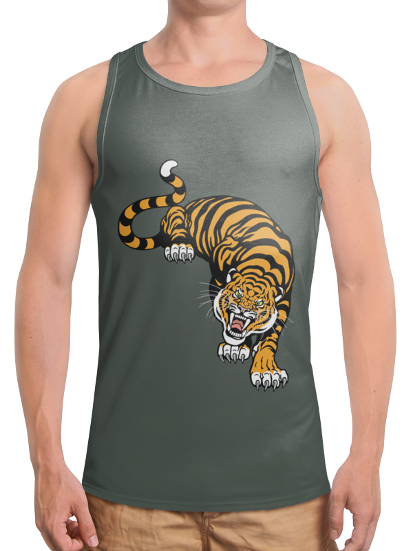 Printio Борцовка с полной запечаткой Свирепый тигр printio футболка с полной запечаткой для мальчиков свирепый тигр
