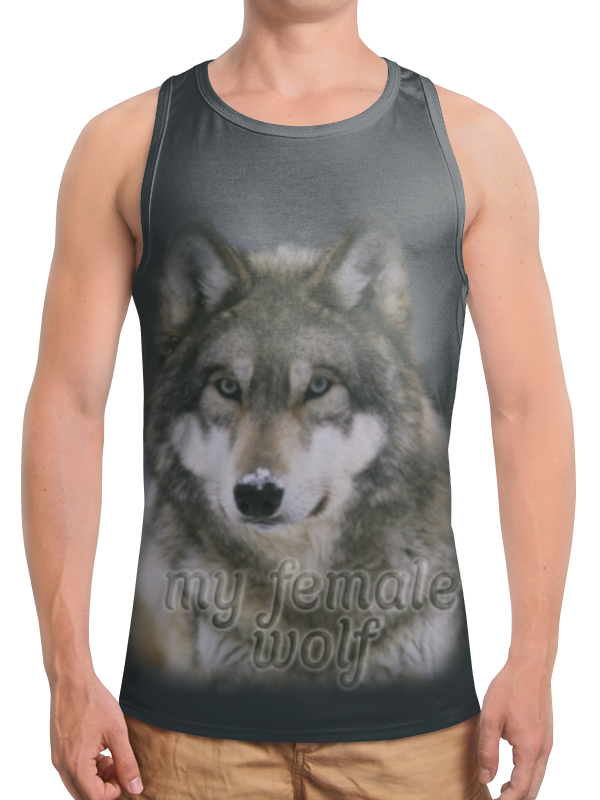 Printio Борцовка с полной запечаткой Моя волчица printio футболка с полной запечаткой мужская моя волчица