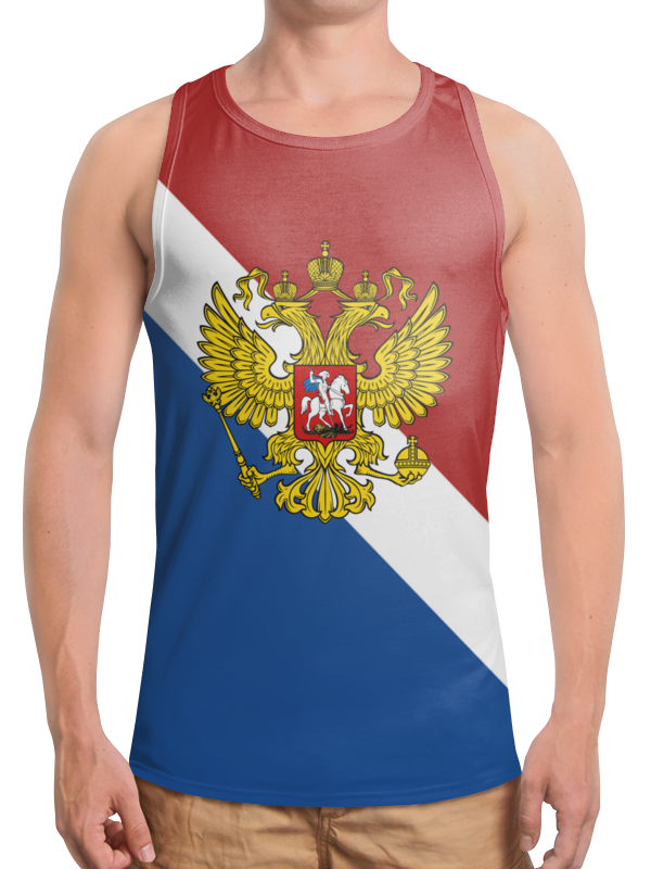 Printio Борцовка с полной запечаткой Флаг россии printio футболка с полной запечаткой мужская флаг россии
