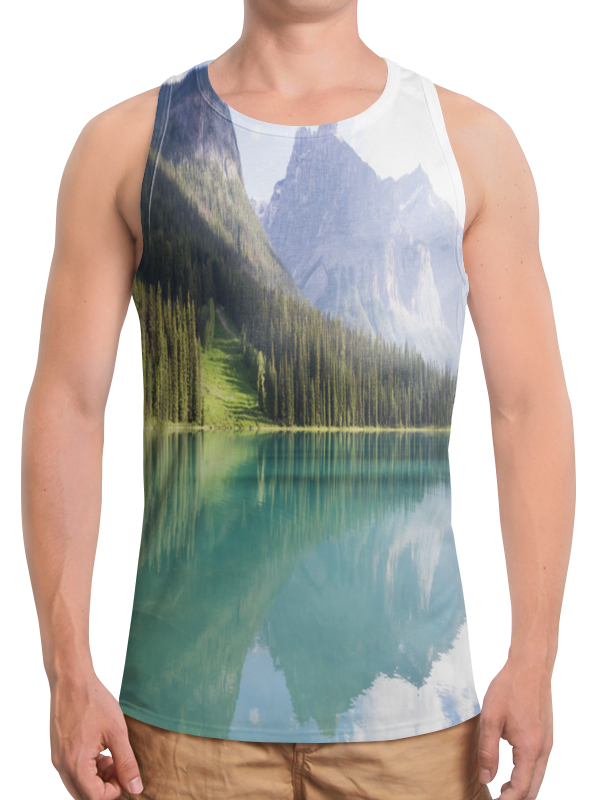 Printio Борцовка с полной запечаткой Прозрачное озеро printio свитшот мужской с полной запечаткой прозрачное озеро