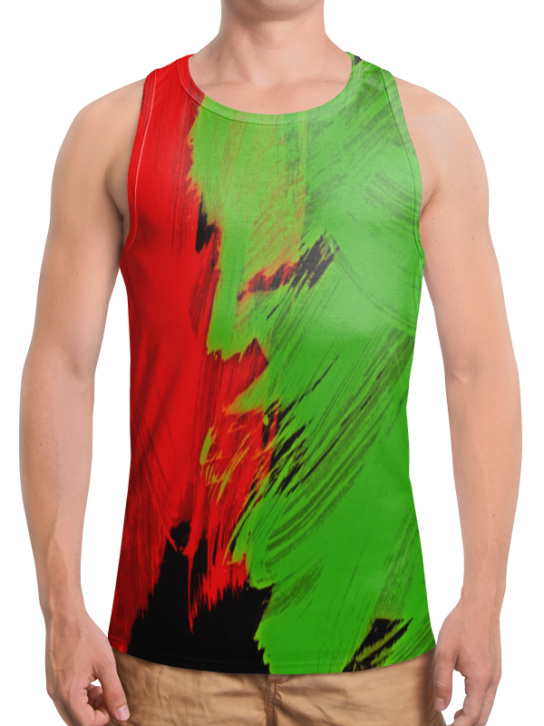 Printio Борцовка с полной запечаткой Битва красок printio футболка с полной запечаткой мужская битва красок