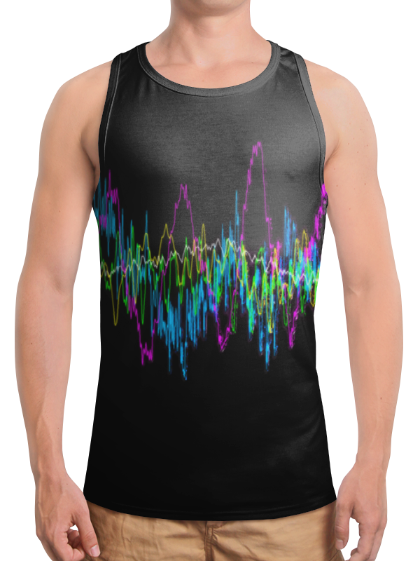 Printio Борцовка с полной запечаткой Звуковая волна printio футболка с полной запечаткой женская звуковая волна