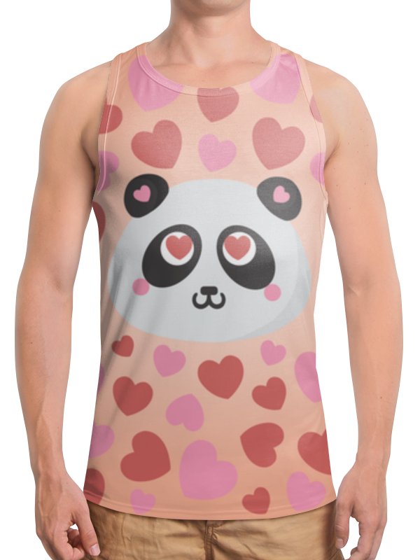 Printio Борцовка с полной запечаткой Влюбленная панда printio футболка с полной запечаткой для девочек влюбленная панда