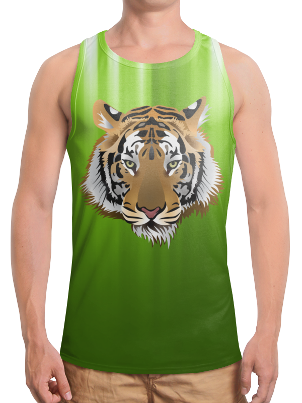 Printio Борцовка с полной запечаткой Взгляд тигра printio футболка с полной запечаткой мужская взгляд тигра